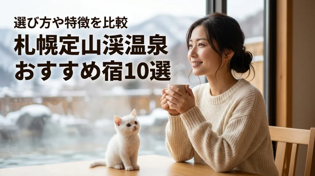 札幌定山渓温泉のおすすめ宿10選！後悔しない選び方やメリット・デメリットを比較