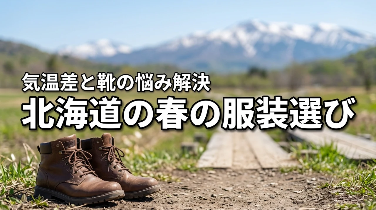 北海道の春の服装はどう選ぶ?本州との気温差や雪解けの靴選びまで解決!