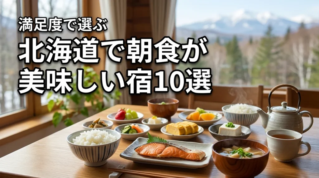 【満足度で選ぶ】北海道で朝食が美味しい宿10選！失敗したくない旅行者必見