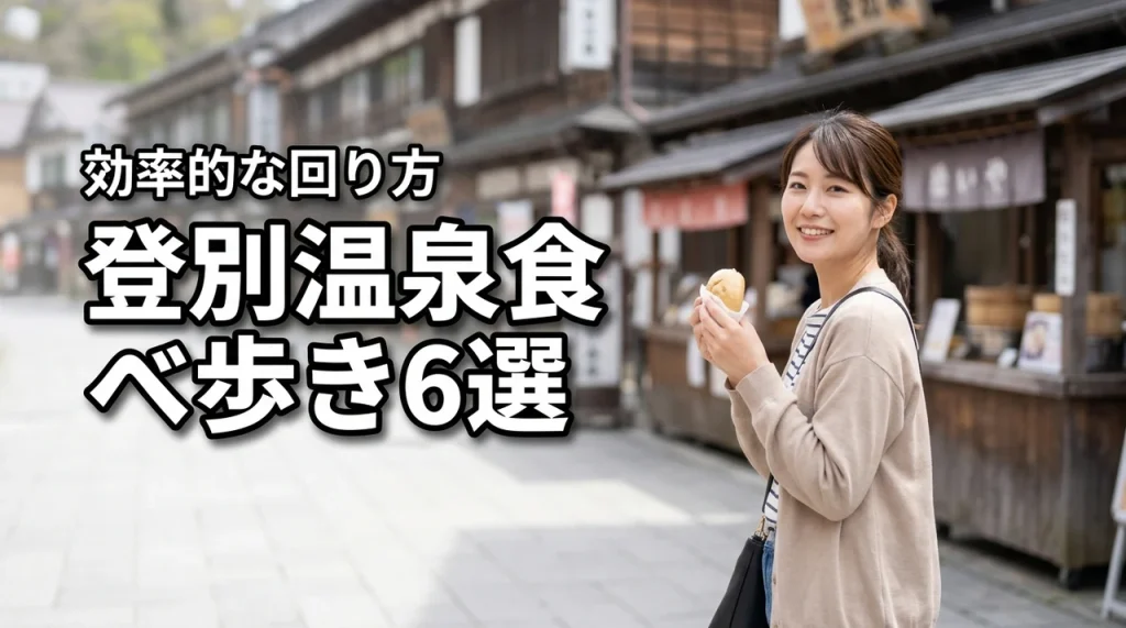 登別温泉街食べ歩きおすすめグルメスポット6選！効率的な回り方を紹介