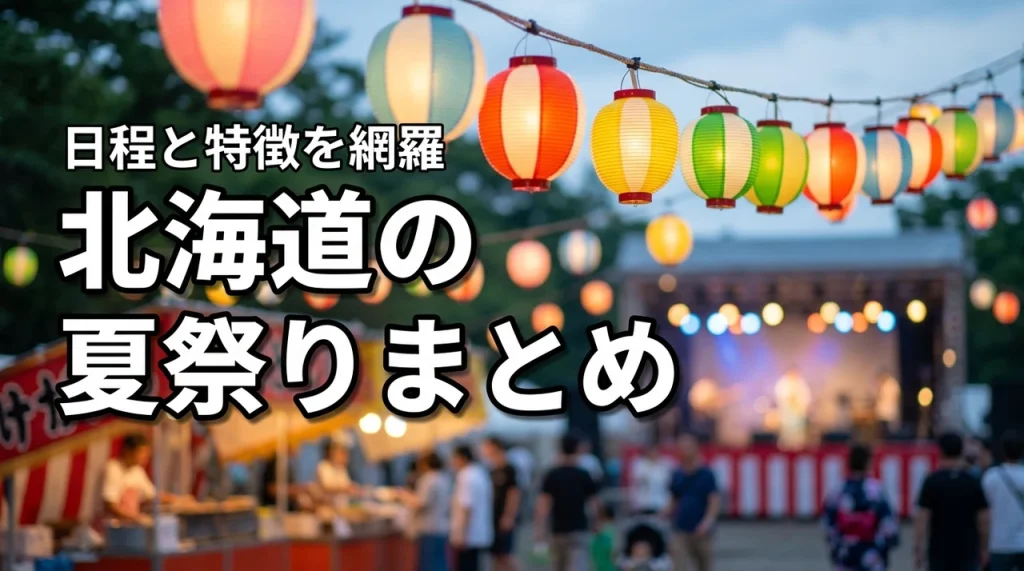 旅行計画に役立つ北海道夏祭りまとめ！日程や特徴を把握して最高の夏を過ごそう