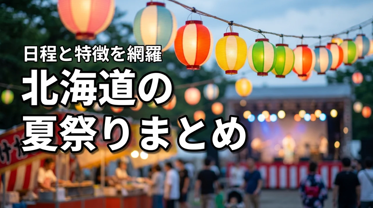 旅行計画に役立つ北海道夏祭りまとめ！日程や特徴を把握して最高の夏を過ごそう