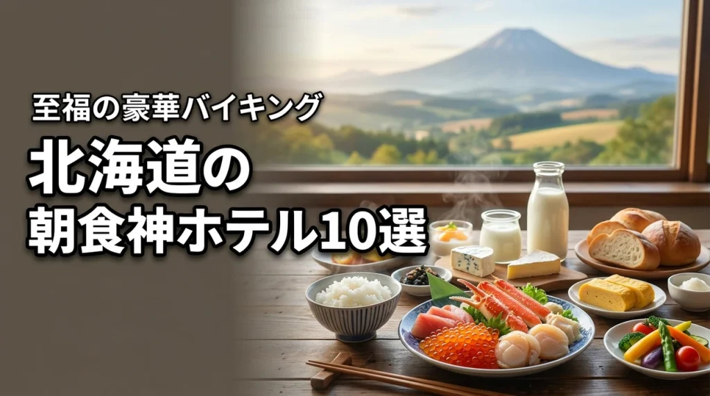 【保存版】北海道で朝食が神レベルのホテル10選！豪華バイキングで至福の旅を