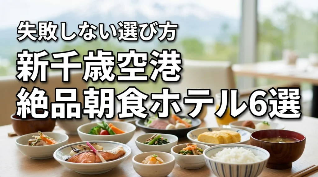 北海道の味を堪能！新千歳空港近くの朝食が良いホテル6選と失敗しない選び方