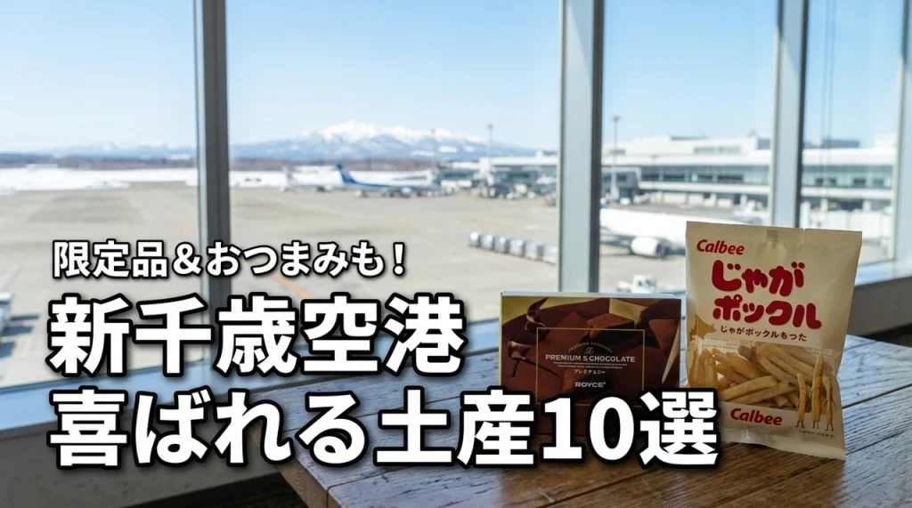 【限定品あり】新千歳空港で女性に喜ばれる土産10選！甘くないおつまみも紹介