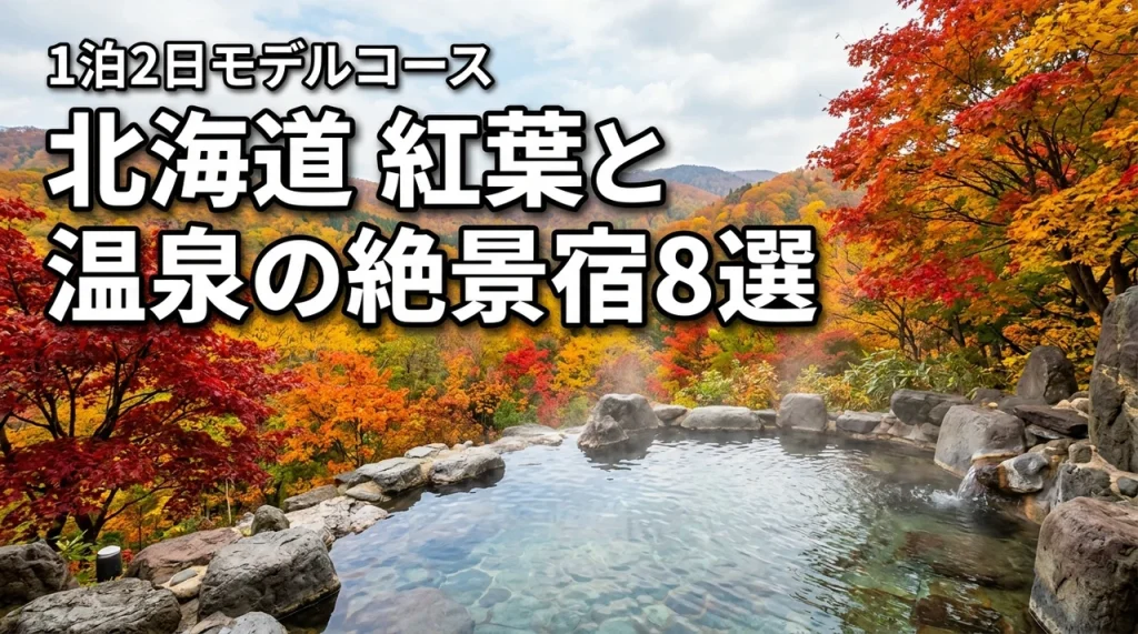 北海道で紅葉と温泉を堪能する絶景宿8選！見頃時期や1泊2日のモデルコースも紹介