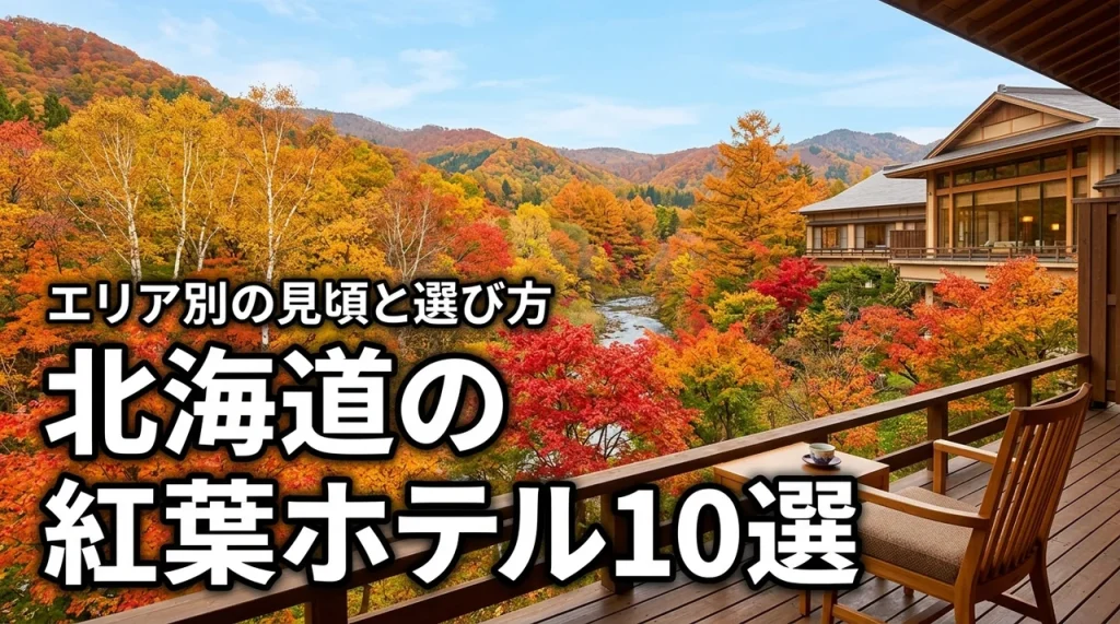 北海道の紅葉を楽しめるホテル10選！エリア別の見頃時期や選び方のコツを紹介