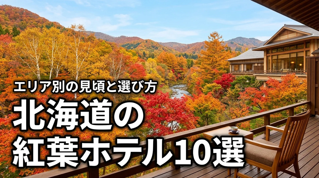 北海道の紅葉を楽しめるホテル10選！エリア別の見頃時期や選び方のコツを紹介