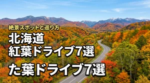北海道の紅葉ドライブにおすすめの絶景スポット7選!見頃時期や効率的な巡り方を伝授