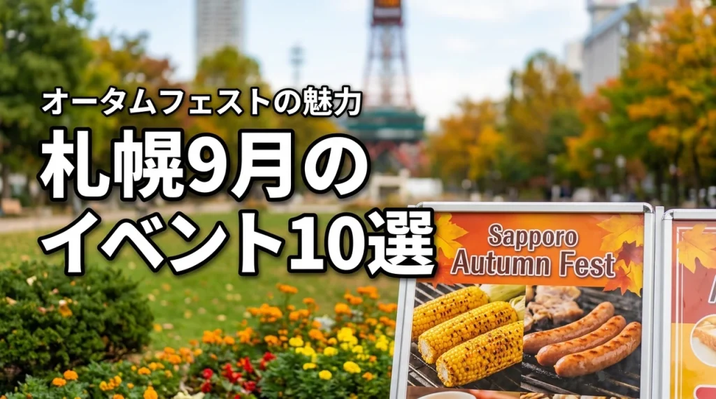 札幌9月イベントのおすすめ10選！オータムフェストの魅力や行くメリットを解説