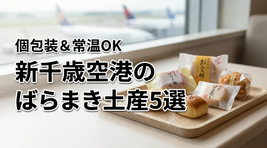 ばらまきに最適！新千歳空港のお土産で個包装＆常温OKのおすすめ5選と選び方のコツ