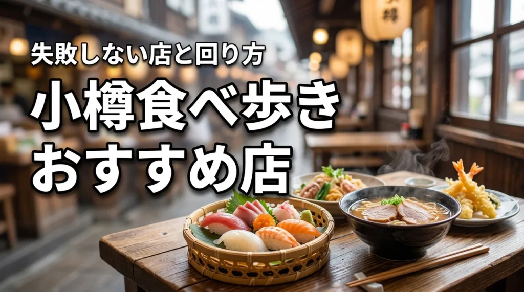 小樽の食べ歩きでおすすめはどこ？失敗しない店選びと効率的な回り方を公開