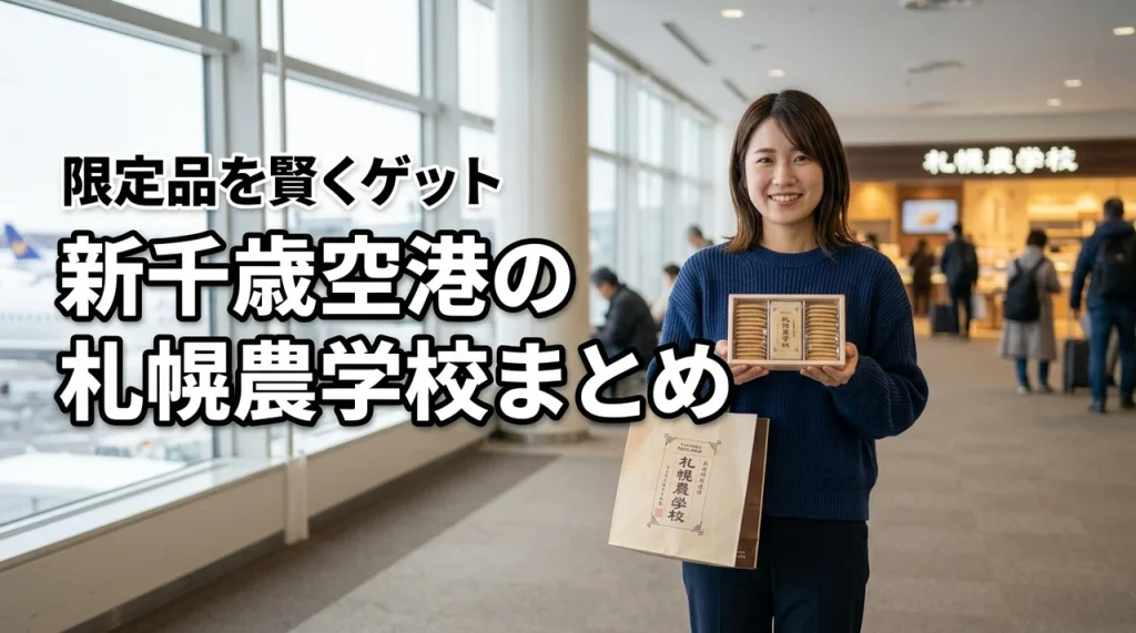 新千歳空港で買える札幌農学校まとめ！お目当ての限定品を効率よく購入したい人必見