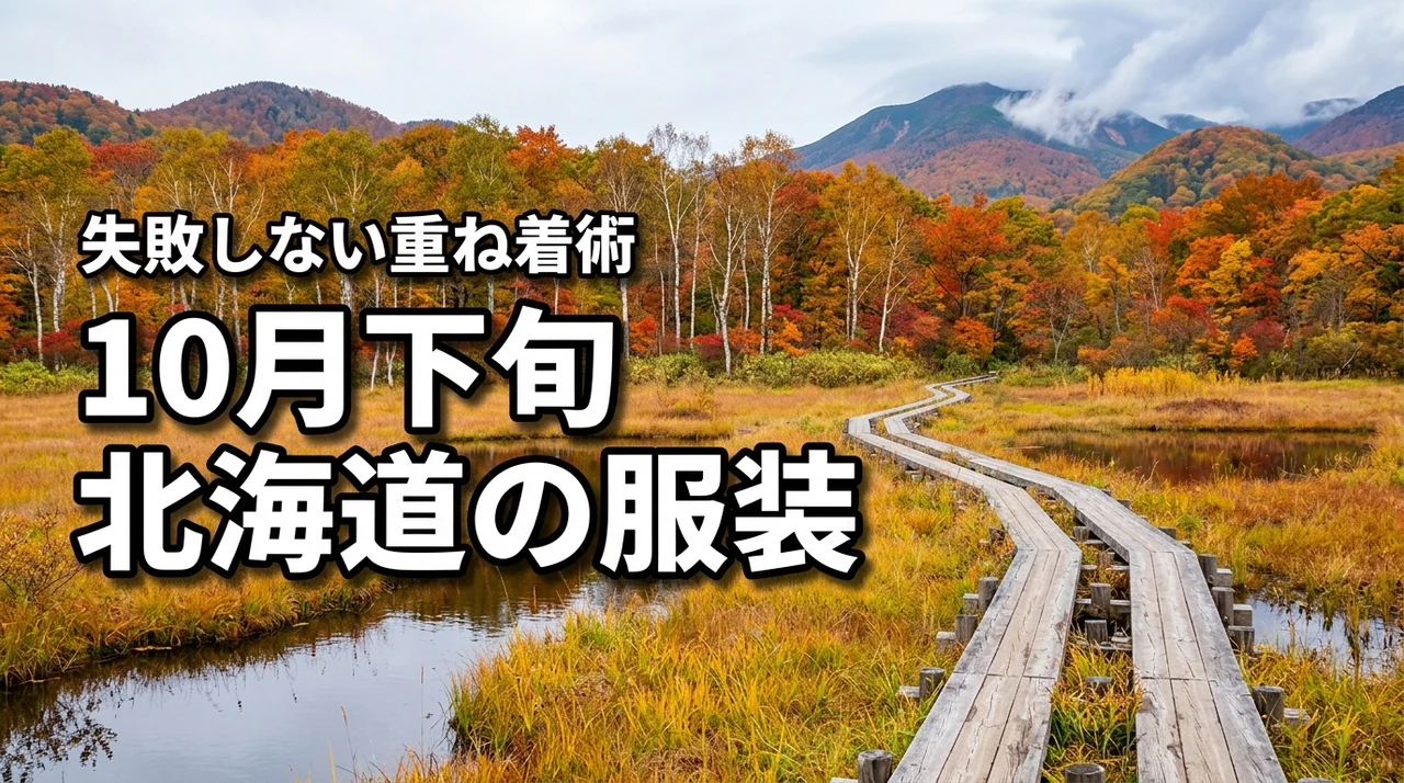 10月下旬の北海道へ行く服装は?本州との気温差で失敗しない重ね着のコツを伝授