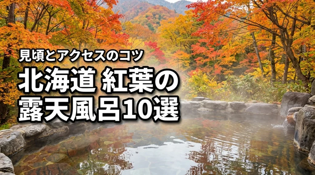 北海道で紅葉と露天風呂を楽しむ【厳選宿10選】見頃やアクセスのコツも紹介