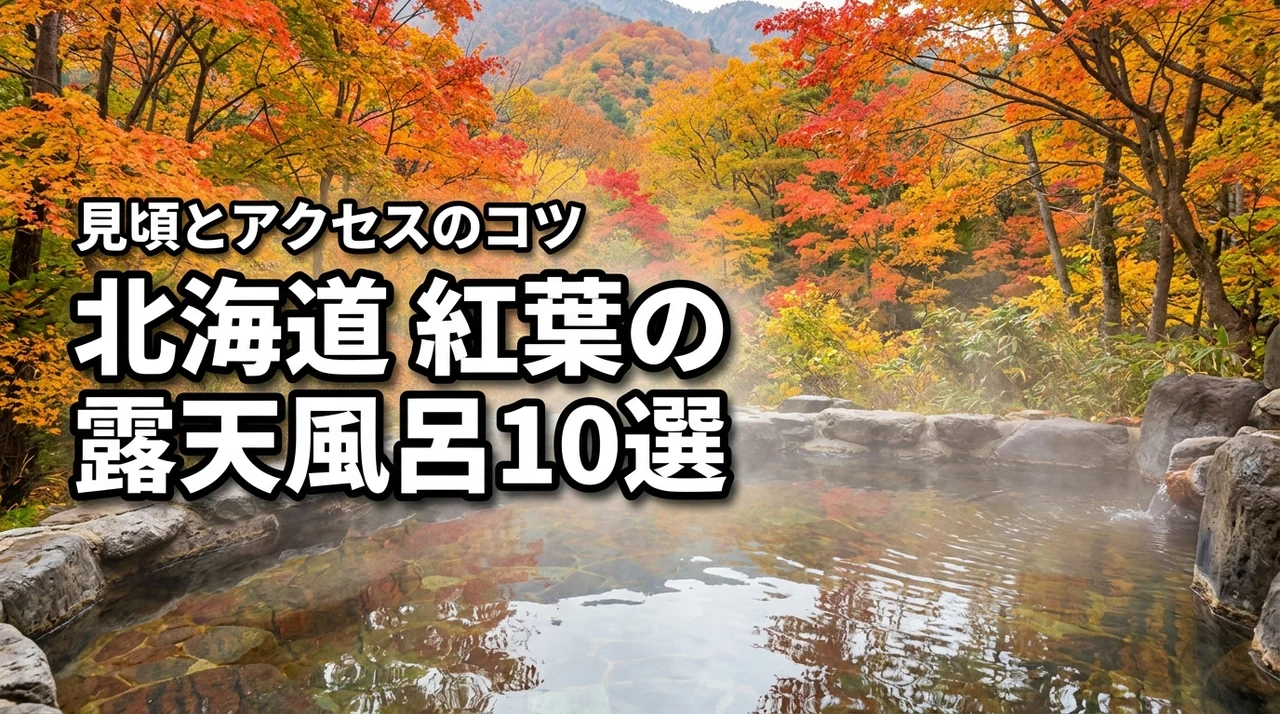 北海道で紅葉と露天風呂を楽しむ【厳選宿10選】見頃やアクセスのコツも紹介