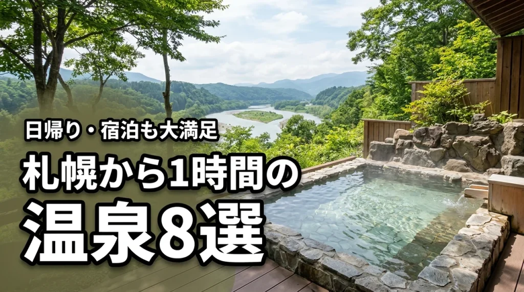 札幌から1時間で行けるおすすめ温泉施設8選！日帰りも宿泊も楽しめる人気スポット